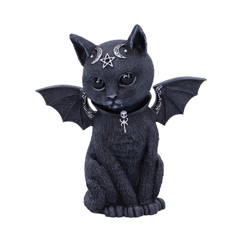 Malpuss Winged Occult Cat Figurine Nemesis Now b5149r0