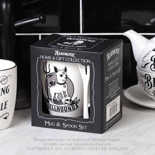 Alchemy England hellhound Mug and Spoon Set
