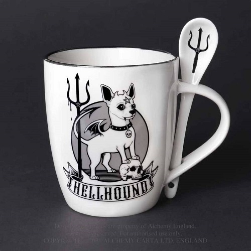 Alchemy England hellhound Mug and Spoon Set