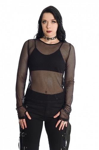 Lilith Mesh Top Banned Apparel TP10392