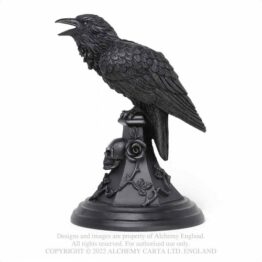 poe's raven candle stick Alchemy England