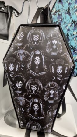 Goth Chic Coffin Backpack Handmade