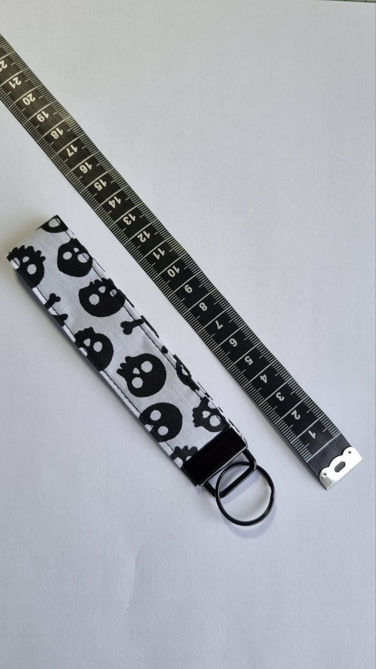 Cute Skull Key Fob Handmade