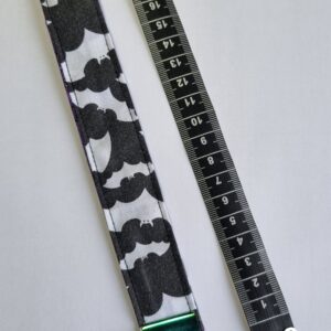 White Bat Wristlet Handmade