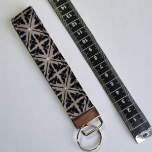 Bat Squares Keyfob Handmade