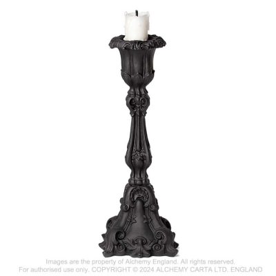 Baroque Black Candle Stick Alchemy England