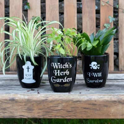RIP Plant Gothic Plant Pot - Image 3