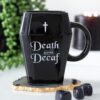 Coffin Mug Death Before Decaf
