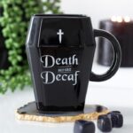 Coffin Mug Death Before Decaf