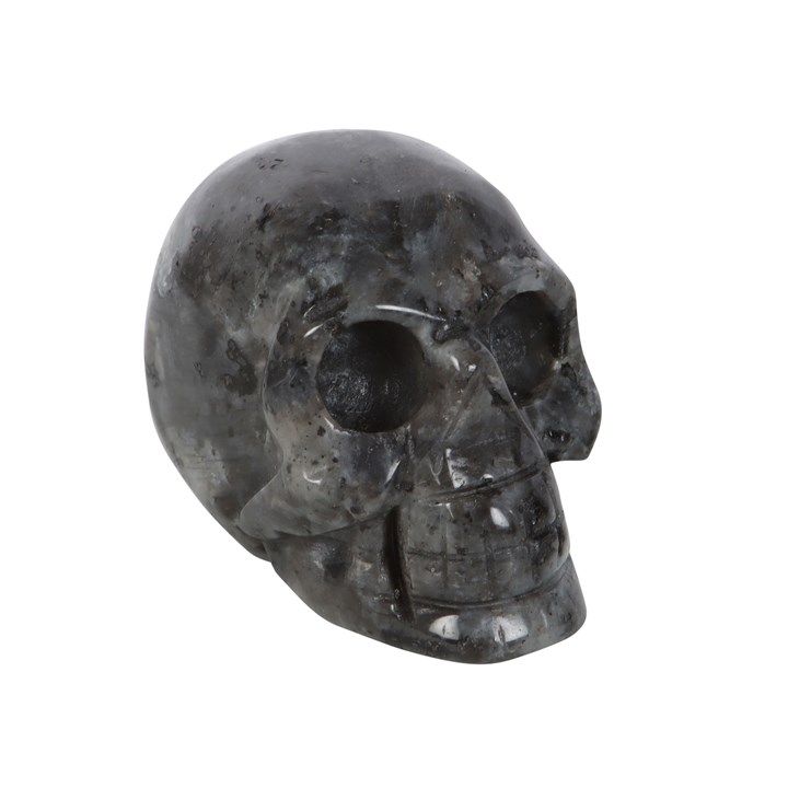 Black Labradorite Crystal Skull - Image 2