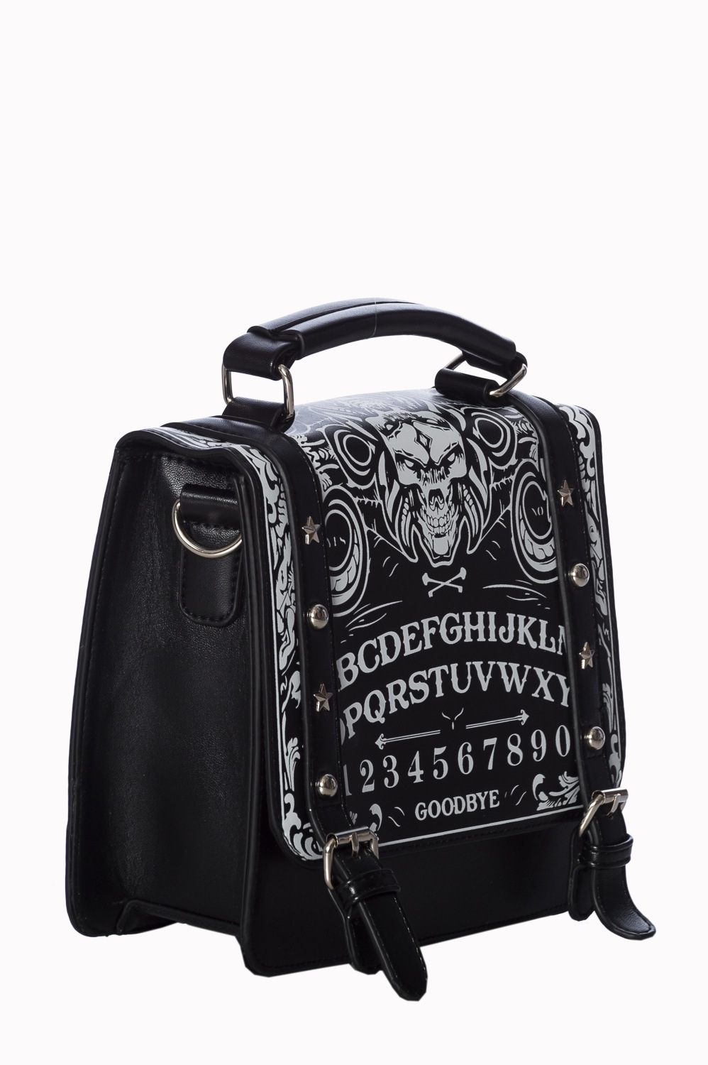 Black Ouija Small Satchel Bag Banned Apparel