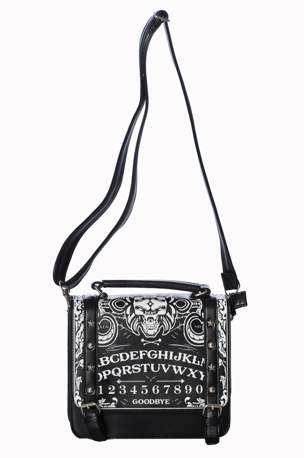 Black Ouija Small Satchel Bag Banned Apparel