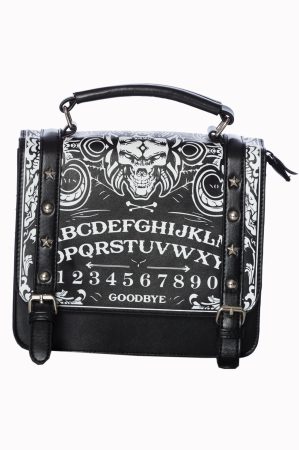 Black Ouija Small Satchel Bag Banned Apparel
