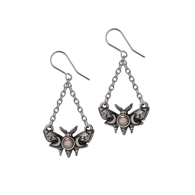 Lunar Moth Earrings Alchemy England