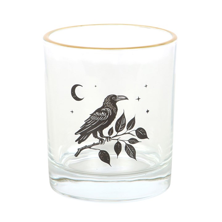 Perched Raven Drinking Glass - Image 2