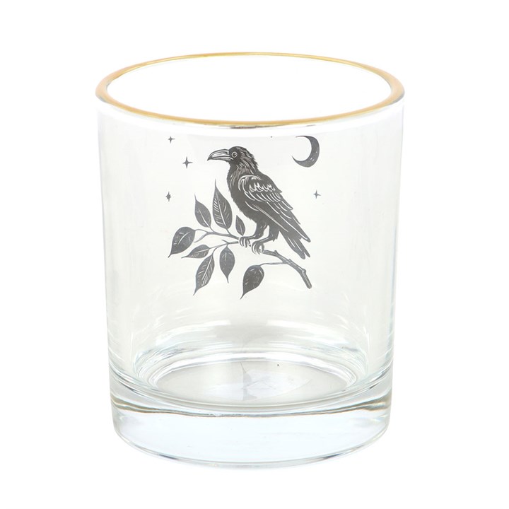 Perched Raven Drinking Glass - Image 3
