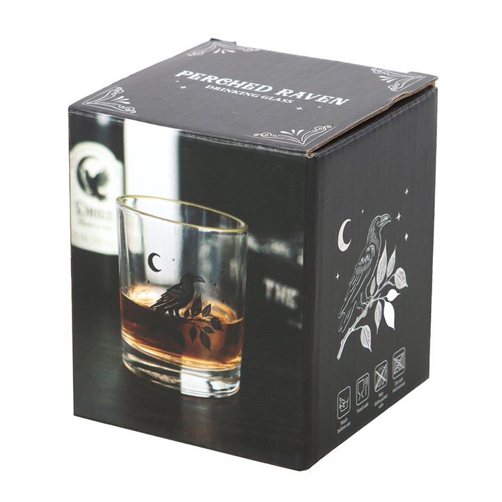 Perched Raven Drinking Glass - Image 4