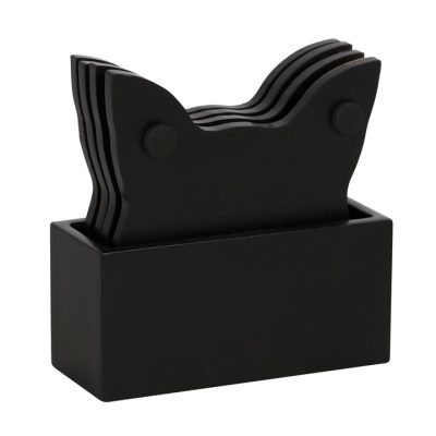Mystic Mog Cat Face Coaster Set - Image 3
