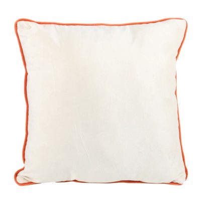 35cm Square Spooky Cat and Pumpkin Print Cushion - Image 2