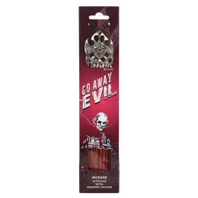 Go Away Evil Incense Sticks with Holder - Image 2