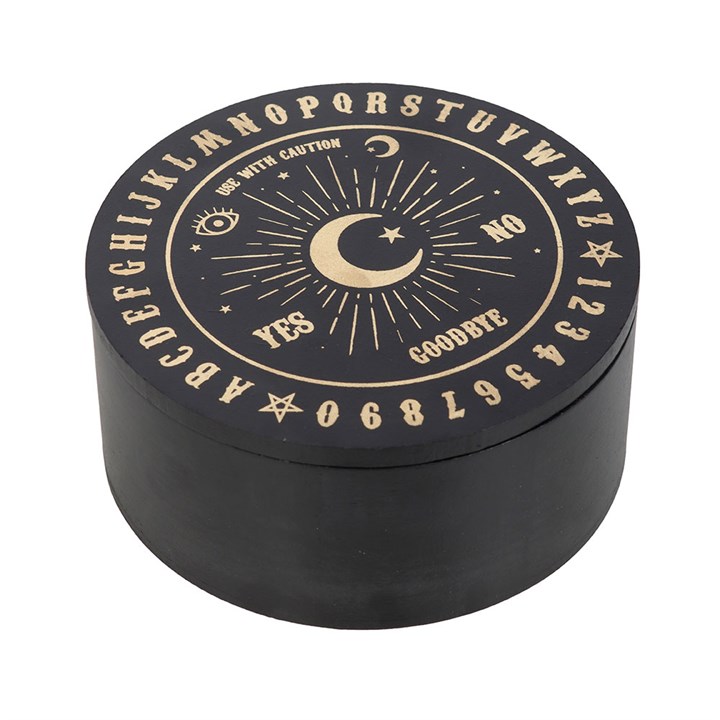 Black Talking Board Jewellery Box - Image 4