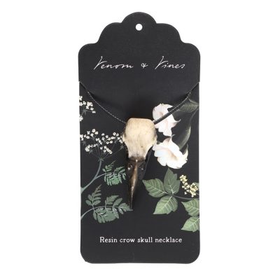Resin Crow Skull Necklace - Image 2