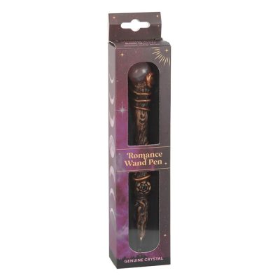 Romance Rose Quartz Crystal Wand Pen - Image 2