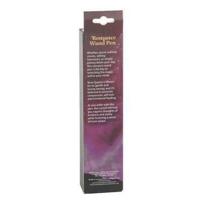 Romance Rose Quartz Crystal Wand Pen - Image 3