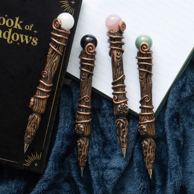 Romance Rose Quartz Crystal Wand Pen - Image 5