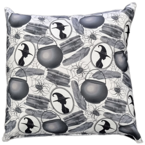 Handmade Dark Halloween Cushion