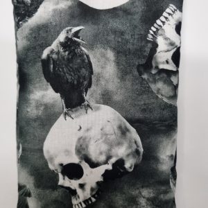 Handmade Raven & Skulls Glasses Case