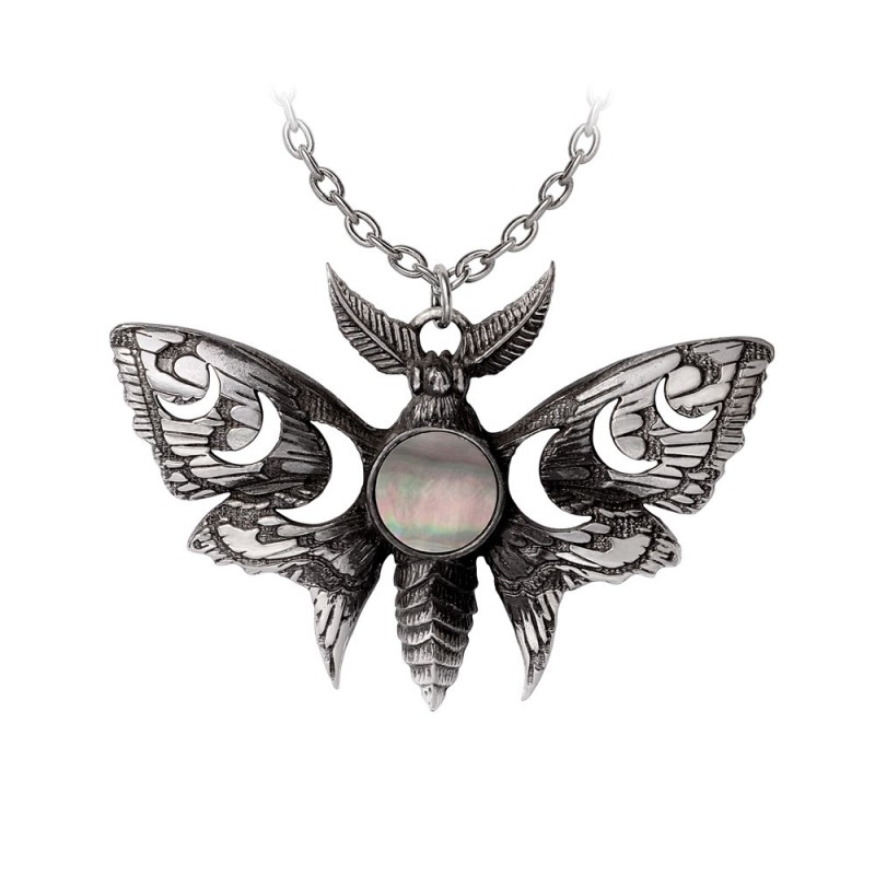 Lunar Moth Necklace Alchemy England