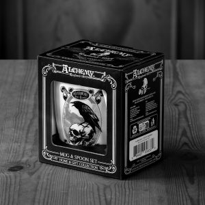 Poe’s Raven Mug & Spoon Set Alchemy England