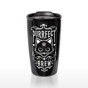 Purrfect Brew Double Walled Mug Alchemy England