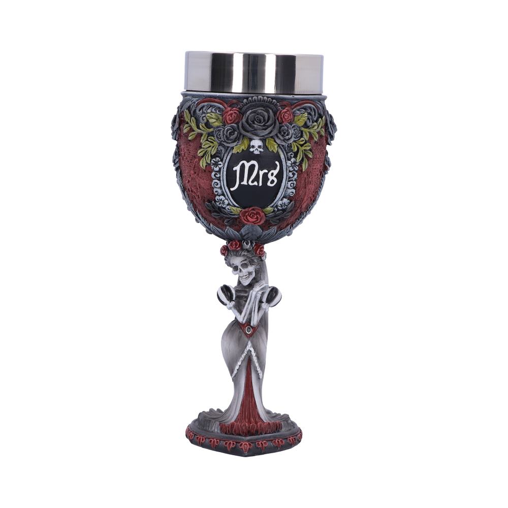 Mrs Goblet Wedding Skeleton- B6271X3