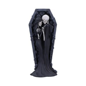 Eternal Promise Skeleton Figurine with coffin 26cm