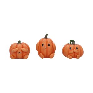 Three Wise Pumpkins 8cm