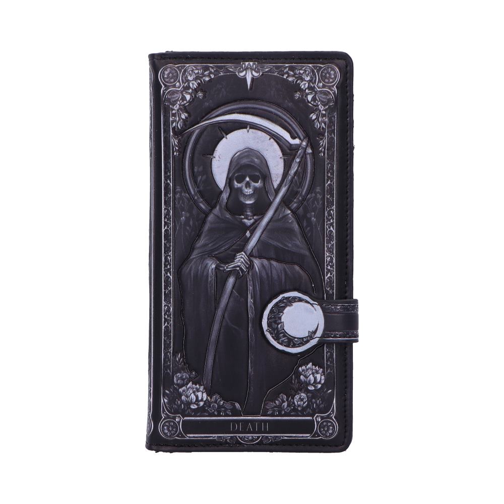 Skeleton Tarot Embossed Purse - B7249C25