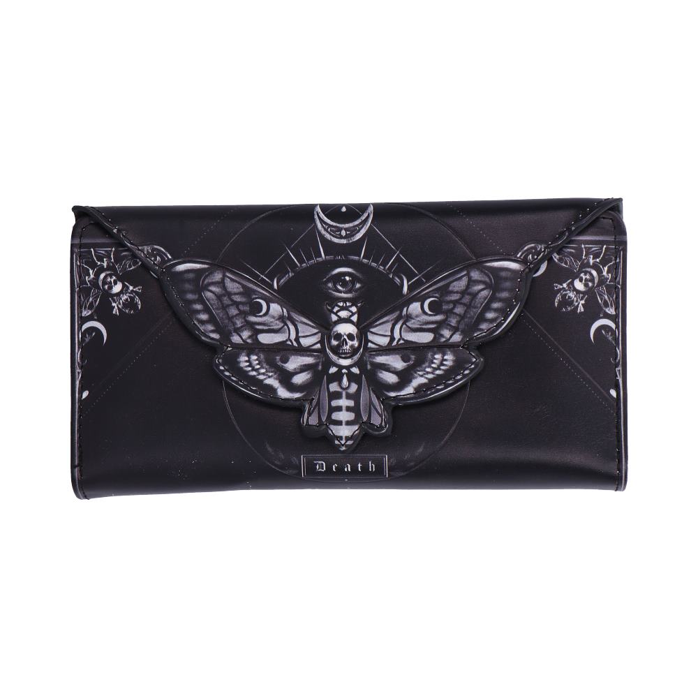 Death’s Head Moth Embossed Purse - B7258C25