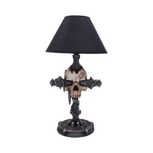 Cranium Crucis Skull Lamp 37cm