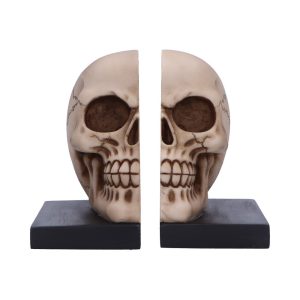 Final Chapter Skull Bookends 15cm